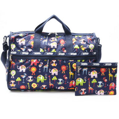 ・【送料無料】LeSportsac レスポートサック 7185 LARGE WEEKENDER ラージ ウィークエンダー ボストンバッグ K011 ZOO CUTE ズーキュート【ラッピング不可商品】【円高還元】lesportsac レスポートサック レスポ 12月柄！★50％OFF★