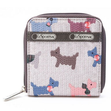 ・LeSportsac レスポートサック 5314 ZIP AROUND WALLET ジップアラウンドウォレット 2つ折財布 D058 SCOTTY スコッティ【ラッピング不可商品】【円高還元】