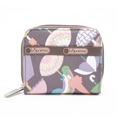 ・レスポートサック LeSportsac 6505 クレア CLAIRE 2つ折財布 D108 ブローリーパステル BROLLY PASTEL【ラッピング不可商品】【円高還元】