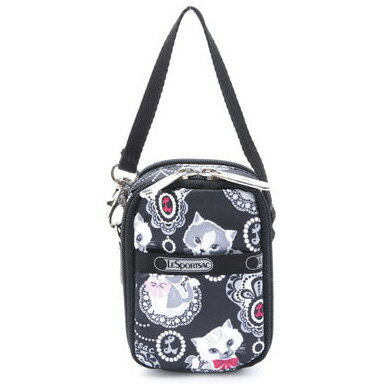 ・LeSportsac レスポートサック 7907 PAULA ポーラ ポーチ D042 KITTENS キトゥン【ラッピング不可商品】【円高還元】