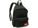 MANHATTAN PORTAGE マンハッタンポーテージ 1210 BIG APPLE BACKPACK ビッグ アップル バックパック/リュック BLACK ブラックmanhattanportage マンハッタン・ポーテージ 直輸入！ ★38％OFF★