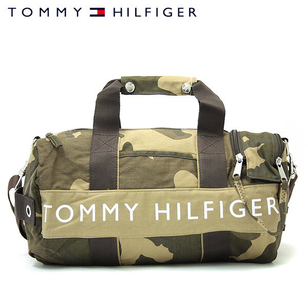 ・TOMMY HILFIGER トミーヒルフィガー MINI DUFFLE ミニダッフル ボストンバッグ 200155 937 CAMO カモフラージュ【ラッピング不可商品】【円高還元】【sa0710】【RCPmara1207】