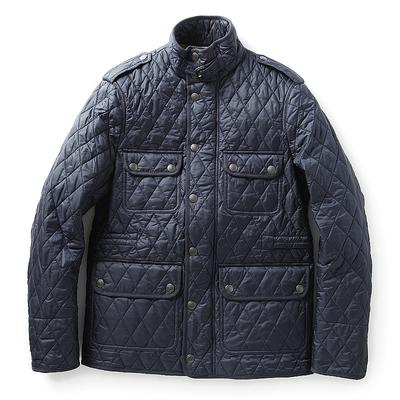 【エントリーでポイント5倍】BURBERRY　バーバリーキルティングブルゾン 3810405 NAVY ネイビーメンズコート【F】【新品・未使用・正規品】【楽ギフ_包装】