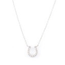 ティファニー Tiffany&CO 33474598 Tiffany Metro メトロ ホースシュー 馬蹄型 ペンダント ミニ ダイアモンド 16in 18KWG ネックレス【r】【新品/未使用/正規品】