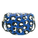 VIVIENNE WESTWOOD ヴィヴィアンウエストウッド 190003 LEICESTER ショルダー BLUEブルーレオパードヒョウ柄ショルダーバッグ【】【新品/未使用/正規品】