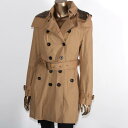 【訳有り】BURBERRY BRIT バーバリー ブリット 取り外し可能ライナー付きトレンチコート 3964034 ライトキャメル 【T】【新品・未使用・正規品】