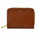 アーペーセー A.P.C. PXAQGF63029 CAD NOISETTE 二つ折り財布 コンパクトウォレット EMMANUELLE【r】【新品・未使用・正規品】