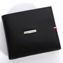 TOMMY HILFIGER トミーヒルフィガー 二つ折り財布 ブラック 31TL25X012 001 【新品・未使用・正規品】【売れ筋】