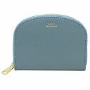 アーペーセー A.P.C. APC PXAWV-F63219 IAC BLEU GRIS ハーフムーン ミニ財布 コインケース カードケース PORTAFOGLIO DEMI-LUNE【r】【新品・未使用・正規品】