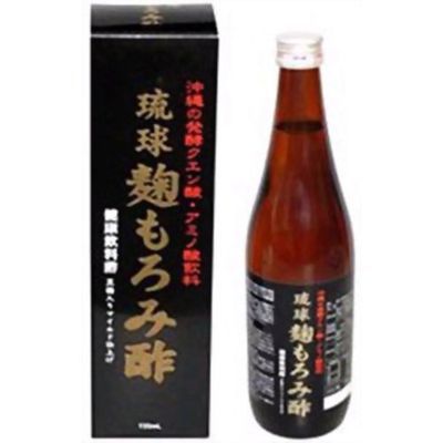 【12本セット(1ケース)　送料無料】☆安藤通商　<strong>琉球</strong> <strong>麹もろみ酢</strong> 720ml×12本☆≪同梱包不可≫