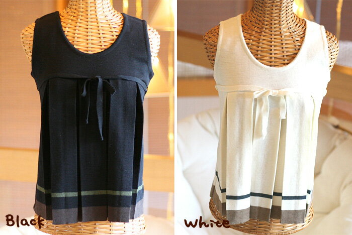 ☆選べるレディース服3点福袋対象商品☆配色ニットが楽ちんキュート。W配色ライン・ニットトップス（返品・交換・ギフト包装不可）