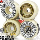 スケボー ウィール 54mm 99A スピットファイア ファッキンオーサム コニカルフル フォーミュラフォー Spitfire Fucking Awesome Conical Full Shape F4 Wheels スケートボード ハード ストリート コラボ ホワイト 白 ナチュラル タイヤ