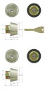 2個同一セットMIWA(美和ロック) PRシリンダー BHタイプ TMCY-223BH LD DZ 02P09Jul16