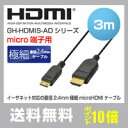 【送料無料&PT10倍】スリム HDMIケーブル typeA...