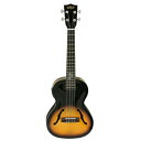 【ポイント10倍】【お取り寄せ品】KALA Archtop Ukulele KA-JTE/2TSG / カラ アーチトップ・ウクレレ テナーサイズ 2トーンサンバースト (ピックアップ搭載・ギグケース付)
