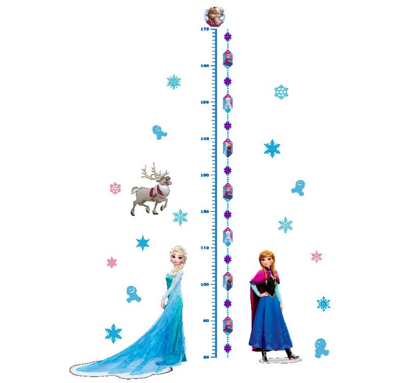 【Disney FROZEN】ディズニー プリンセス アナと雪の女王　身長計　80〜160cm