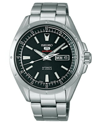 【SEIKO】セイコーメカニカルセイコー5スポーツメンズ腕時計自動巻き手巻きブラックSARZ005【送料無料】<サイズ調整無料>【お取り寄せ商品】