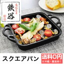 南部鉄器 スクエアパン グリルパン スキレット 鉄 及精 日...