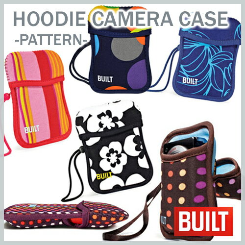 BUILT HOODIE CAMERA CASE PATTERN / ビルト フーディーカメラケース パターン (ファッショナブルな柄が印象的なオシャレで機能的なカメラケース) 