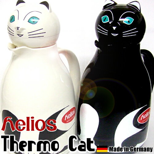 ヘリオス サーモキャット / Helios Thermo Cat (ネコ 猫 魔法瓶 ポット ヘリオス キャット 卓上魔法瓶 ドイツ キュート 1リットル ユニバーサルデザイン)