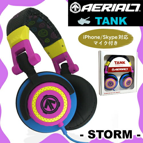 【送料無料】 AERIAL7 HEADPHONES TANK STORM / エアリアル7 ヘッドホン タンク STORM (ヘッドフォン / iPhone・Skype対応 / 高音質 / オーディオ) 【あす楽対応】AERIAL7 HEADPHONES TANK STORM エアリアル7 ヘッドホン タンク STORM ヘッドフォン / おしゃれ / iPhone・Skype対応 / 高音質 / オーディオ 【送料無料】