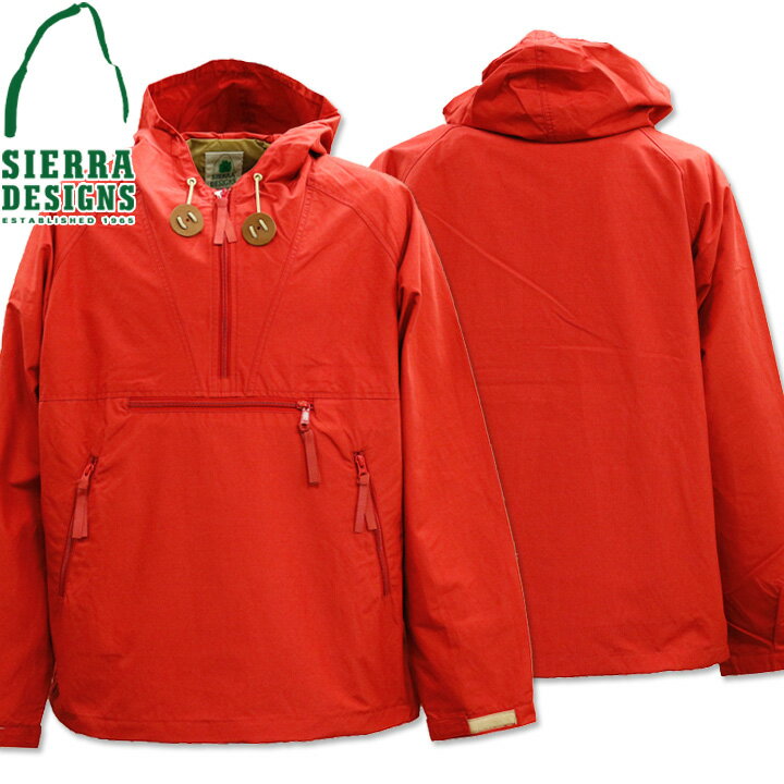 SIERRA DESIGNS シエラデザインズ ANORAK PARKA アノラックパーカー 8307 Red