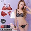 ブラジャー ショーツ セット マカロニ コード フェミニン レース ブラジャー & フルバック & Tバック ショーツ | 下着 レディース セット tバック ティーバック ランジェリー セクシー ランジェリー ブラ セット 上下セット