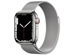 ★アップル / APPLE Apple Watch Series 7 GPS+Cellularモデル 41mm MKHX3J/A [シルバーミラネーゼループ]【送料無料】