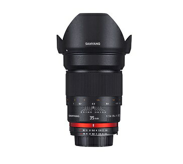 Λ◎◆ SAMYANG 35mm F1.4 Aspherical IF [ニコン用] 【レンズ】