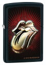 Zippo 28253 ローリングストーンズ-Logo Black Matteジッポーライター輸入品