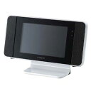 TWINBIRD LINK ZABADY 防水ポータブルテレビ 防滴外付けアンテナ付属 7型 ブラック VL-J752B