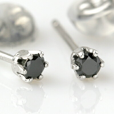 PTブラックダイヤモンドピアス 0.10ct