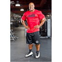 Schiek シーク ドライTシャツ レッド RED 筋トレ・ウェイトトレーニングに! バルクアップ、筋肉増量、減量、ボディメイク、フィジーク、ボディビル