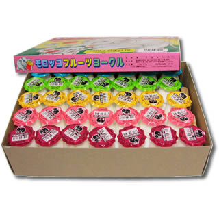 【駄菓子】20円　モロッコフルーツヨーグル（60個+おまけ入）