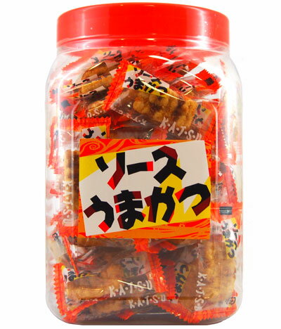 【懐かしのポット駄菓子】【タクマ食品】ソースうまかつ（100個入）...:dagasi:10002161