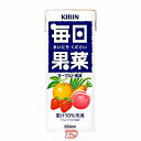 【3ケース】毎日果菜 キリン 250ml紙パック LLスリム 24本入×3