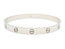 Cartier カルティエ 貴金属・宝石 ラブブレス ブレスレット バングル WG ホワイトゴールド 37.5g 19号 旧型 【200】 【中古】【大黒屋】