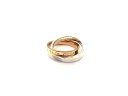 TIFFANY&CO ティファニー リング 1837インターロッキング シルバー ピンクゴールド 8.5号 【450】【中古】【大黒屋】