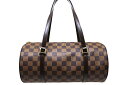 【送料無料】LOUIS VUITTON ルイヴィトン パピヨンGM ショルダーバッグ ダミエ 【431】【中古】【大黒屋】