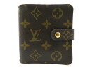 LOUIS VUITTON ルイヴィトン サイフ・小物 財布 コンパクト・ジップ モノグラム【430】【中古】【大黒屋】