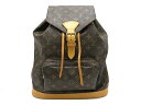 【送料無料】LOUIS VUITTON バッグ モンスリGM リュックサック モノグラム M51135【430】【中古】【大黒屋】