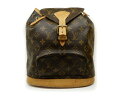 【送料無料】LOUIS VUITTON モンスリMM リュックサック モノグラム M51136【431】【中古】【大黒屋】