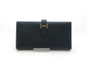 【送料無料】HERMES エルメス 長財布 ベアンスフレ ヴォーエプソン ヴェールシプレ ゴールド金具 D刻印 2019年製 【430】【中古】【大黒屋】
