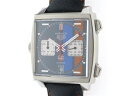 【送料無料】TAG HEUER 時計 タグホイヤー モナコ キャリバー11 ガルフ スペシャルエディション CAW211R.FC6401 メンズ 自動巻き ステンレス SS 革 【430】【中古】【大黒屋】