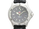 TAG HEUER タグホイヤー プロフェッショナル200 ボーイズ クオーツ ステンレス 革ベルト ブラック グレー文字盤 WI1211 【474】【中古】【大黒屋】