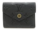 LOUIS VUITTON ルイヴィトン 財布 ポルトフォイユ・ゾエ モノグラム・アンプラント ノワール M62935 【430】【中古】【大黒屋】