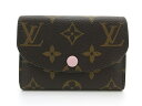 LOUIS VUITTON ルイ・ヴィトン 小銭入れ ポルトモネ・ロザリ モノグラム ローズバレリーヌ M62361 【430】【中古】【大黒屋】