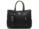 【送料無料】PRADA プラダ バッグ 2wayショルダーバッグ ネイビー/ブラック ナイロン カーフ BN2832【204】【中古】【大黒屋】