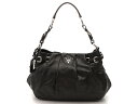 PRADA プラダ ワンショルダー バッグ ブラック カーフ【471】【中古】【大黒屋】
