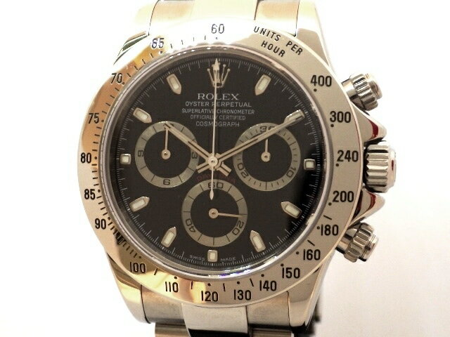 ROLEX　ロレックス　デイトナ　DAYTONA　116520　クロノグラフ　SS　F品番（2003～2004年）　ギャランティーカード付き　【440】